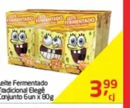 Tenda Atacado Leite fermentado elegê 6un. x 80g oferta