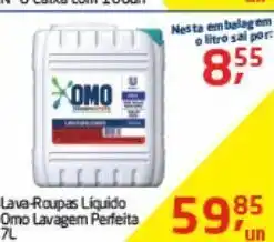 Lava-roupas liquido omo 7 l