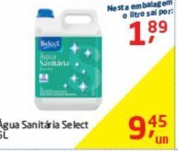 Tenda Atacado Água sanitária select 5l oferta