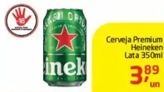 Tenda Atacado Cerveja premium lata heineken 350ml oferta