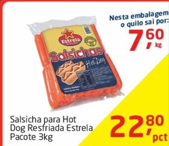 Tenda Atacado Salsicha para hot dog estrela 3kg oferta