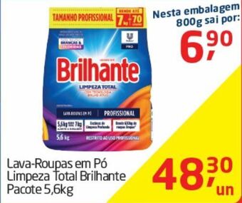Tenda Atacado Lava roupas em pó brilhante 5,6kg oferta