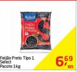 Tenda Atacado Feijão preto tipo 1 select 1kg oferta