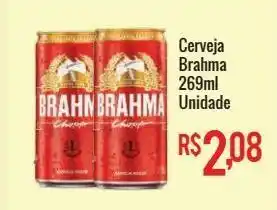Mart Minas Cerveja brahma 269ml oferta