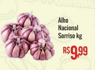 Mart Minas Alho nacional sorriso kg oferta