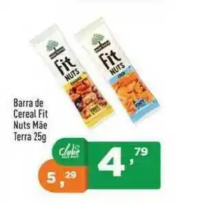 Supermercados Pague Menos Barra De Cereal Fit Nuts Mãe Terra 25g oferta