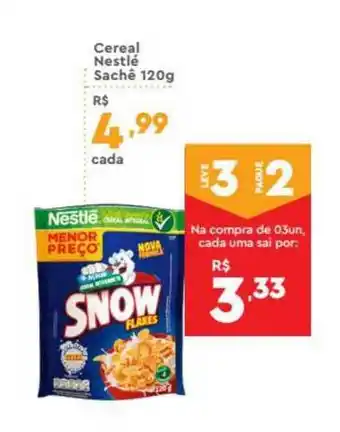Supper Rissul Cereal Nestlé Sachê Leve 3 Pague 2 120g oferta