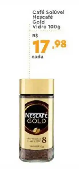 Café Solúvel Nescafé Gold Vidro 100g