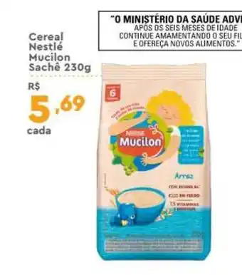 Supper Rissul Cereal Nestlé Mucilon 230g oferta