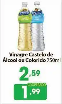 Coocerqui Vinagre Castelo De álcool Ou Colorido 750ml oferta