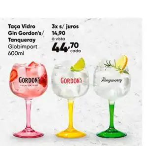 Zaffari Taça Vidro Gin Gordon's Tanqueray 600ml oferta