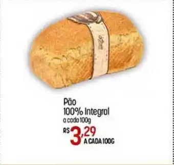 Pão 100% Integral 100g