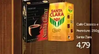 Super Lagoa Café Clássico E Premium Santa Clara 250g oferta