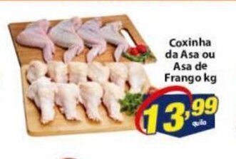 Vencedor Atacadista Coxinha da Asa ou Asa de Frango 1kg oferta