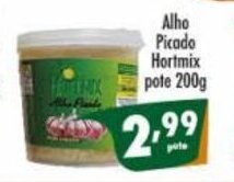 Vencedor Atacadista Alho Picado Hortmis pote 200g oferta