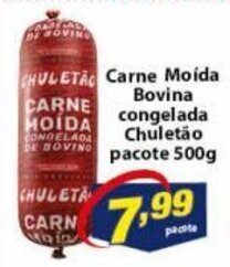 Vencedor Atacadista Carne Moida Bovina Congelada Chuletao pacote 500g oferta