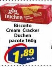 Vencedor Atacadista Biscoito Cream Cracker Duchen pacote 160g oferta