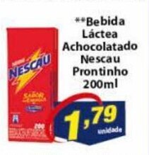 Vencedor Atacadista Bebida Lactea Achocolatado Nescau Protinho 200ml oferta