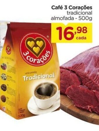 Carrefour Cafe 3 Coracoes 500g oferta