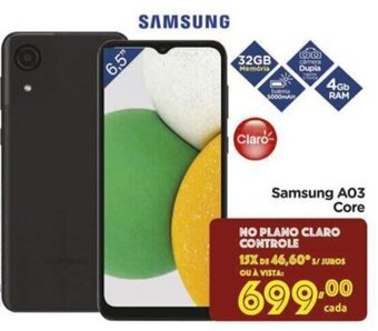 Carrefour Samsung A03 Core oferta