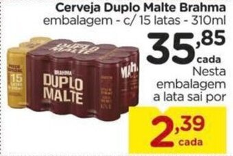 Carrefour Cerveja Duplo Malte Brahma oferta
