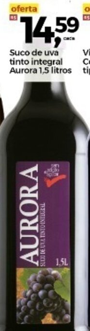 Frangolândia Suco de Uva Tinto Integral Aurora 1.5L oferta