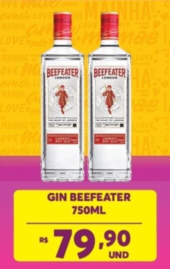 Atacadão Centro Sul Gin Beefeater 750ml oferta