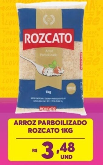 Atacadão Centro Sul Arroz Parbolizado Rozcato 1kg oferta