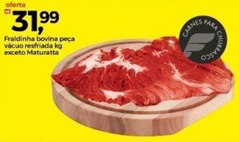 Fraldinha bovina peca vacuo resfriada 1kg exceto Maturatta