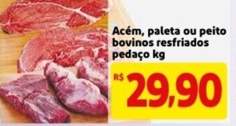 Mercado Extra Acem, Paleta ou Peito Bovinos Resfriados pedaco 1kg oferta