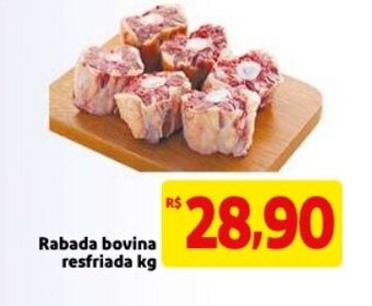 Mercado Extra Rabada bovina resfriada 1kg oferta