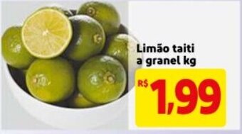 Mercado Extra Limao Taiti a granel 1kg oferta