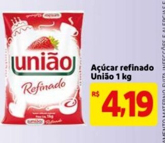 Acucar refinado Uniao 1kg