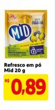 Refresco em po Mid 20g