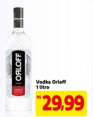 Mercado Extra Vodka Orloff 1L oferta
