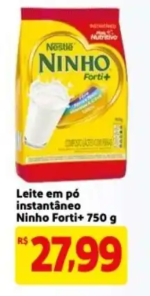 Mercado Extra Leite em po instantaneo Ninho Forti+ 750g oferta