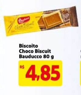 Mercado Extra Biscoito Choco Biscuit Bauducco 80g oferta