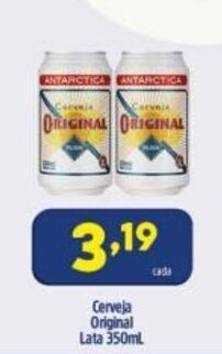 Arena Atacado Cerveja Original Lata 350ml oferta