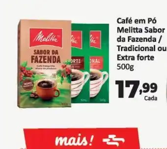 Peruzzo Café em pó melitta sabor da fazenda 500g oferta