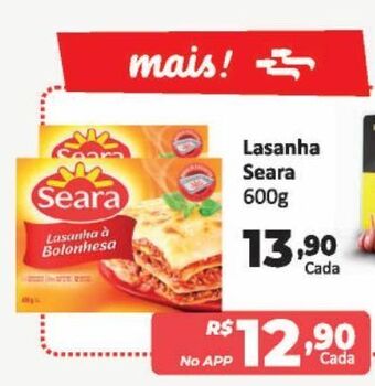 Peruzzo Lasanha seara 600g oferta