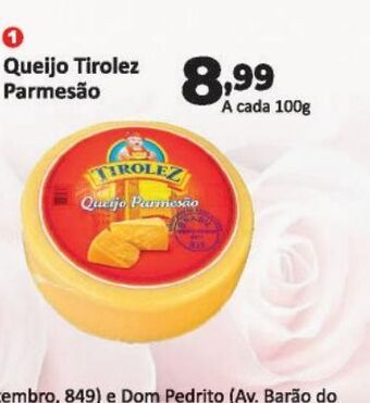 Peruzzo Queijo tirolez parmesão oferta