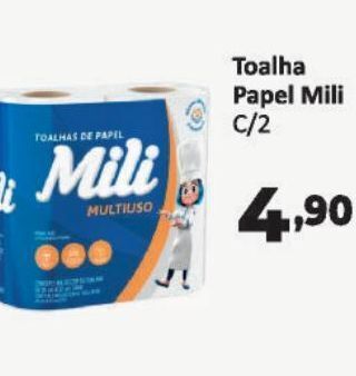 Peruzzo Toalha papel mili oferta