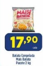 Arena Atacado Batata Congelada Mais Batata pacote 2kg oferta