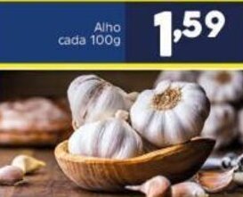 Arena Atacado Alho cada 100g oferta
