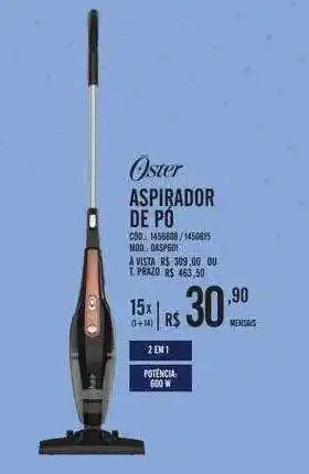 Zema Aspirador De Pó Oster oferta