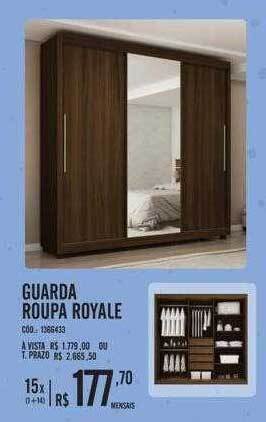 Zema Guarda Roupa Royale oferta