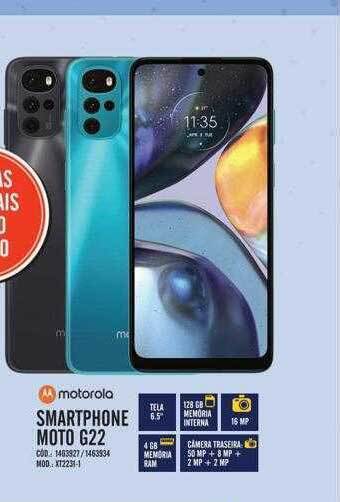 Zema Smartphone Moto G22 Motorola oferta