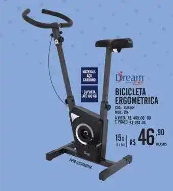 Zema Bicicleta Ergométrica Dream oferta