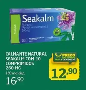 Cooper Calamante Natural Seakalm com 20 comprimidos 260mg oferta