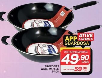 GBarbosa Frigideira wok fratelli 34cm oferta